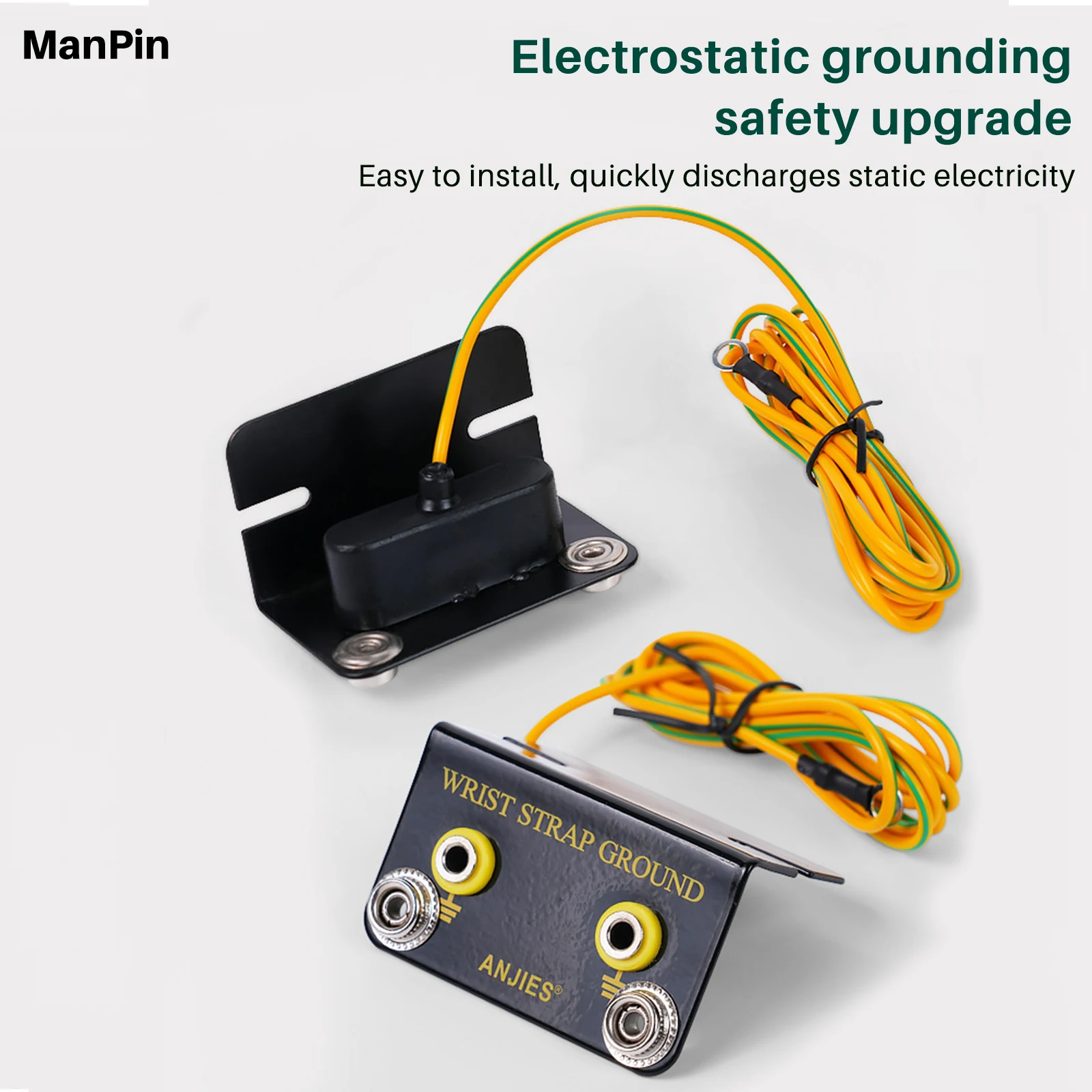 Electronic Repair - L Shaped ESD Anti-Static Ground Socket