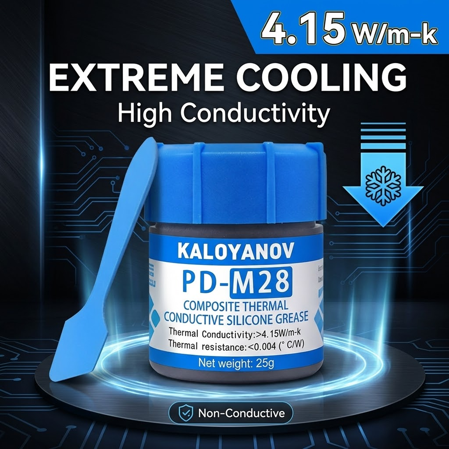Thermal Paste Cpu - 25g High Performance Thermal Paste 4.15W/m-k