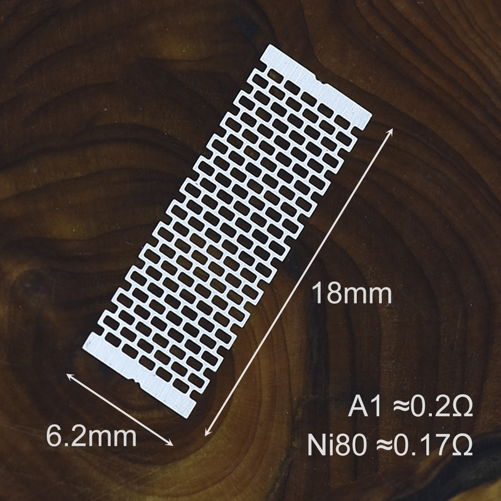 Electronics Repair Master - 10/30/50/100pc Meshed Resistance 18x6.2mm Ni80 0.17ohm