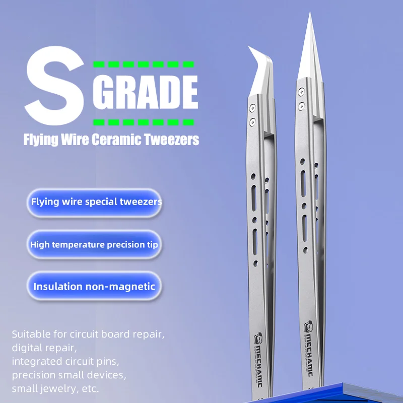 Mechanic S-grade Ceramic Tweez - مراجعة Electronics Repair Company وسعره