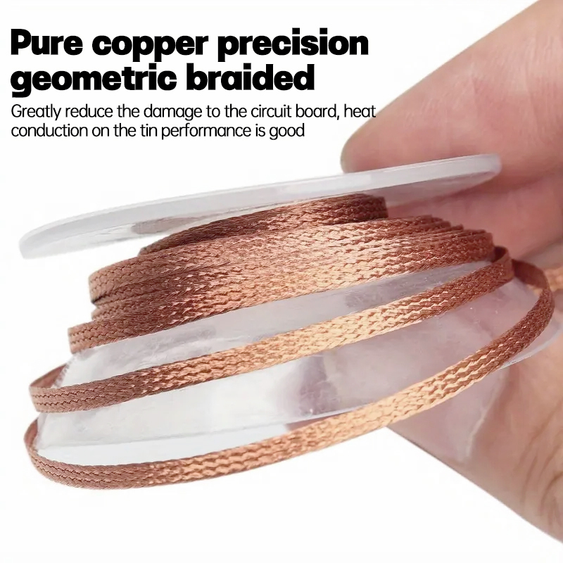 1.5/3/6/10M Copper Welding Wir - مراجعة Solder Wick Braid وسعره