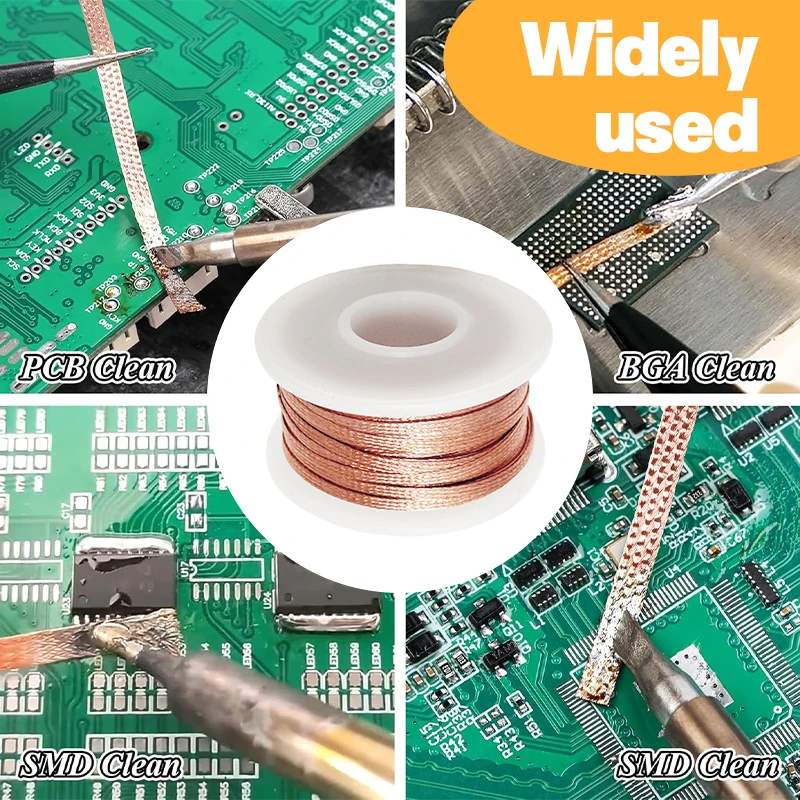 1.5/3/6/10M Copper Welding Wir - مراجعة Solder Wick Braid وسعره