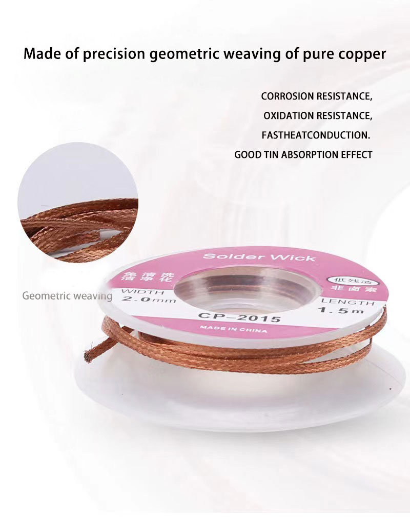 Soldering Wick Desoldering Bra - مراجعة Solder Wick Braid وسعره