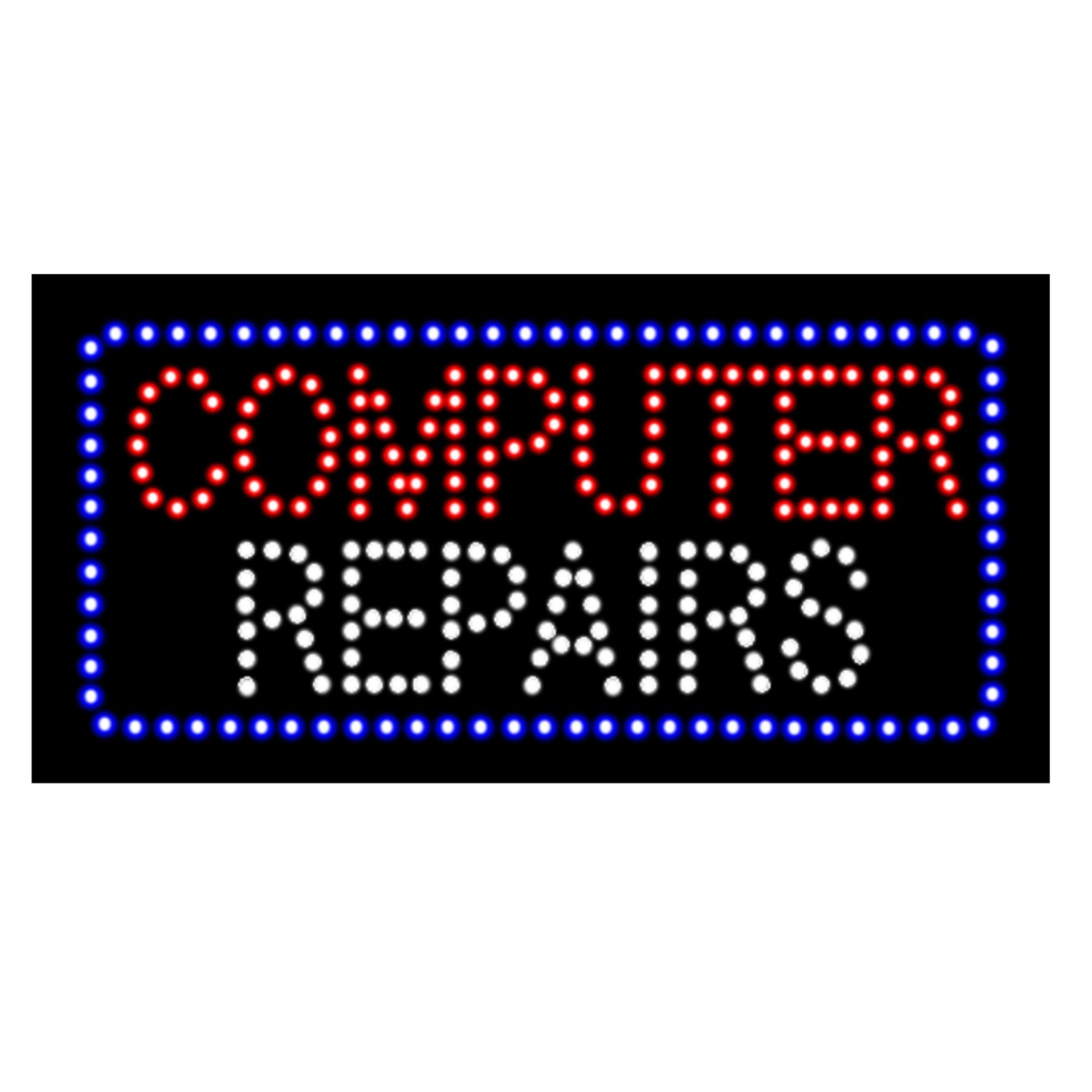 LED Light Bulb Electronic Sign - مراجعة Electronics Repair Store وسعره