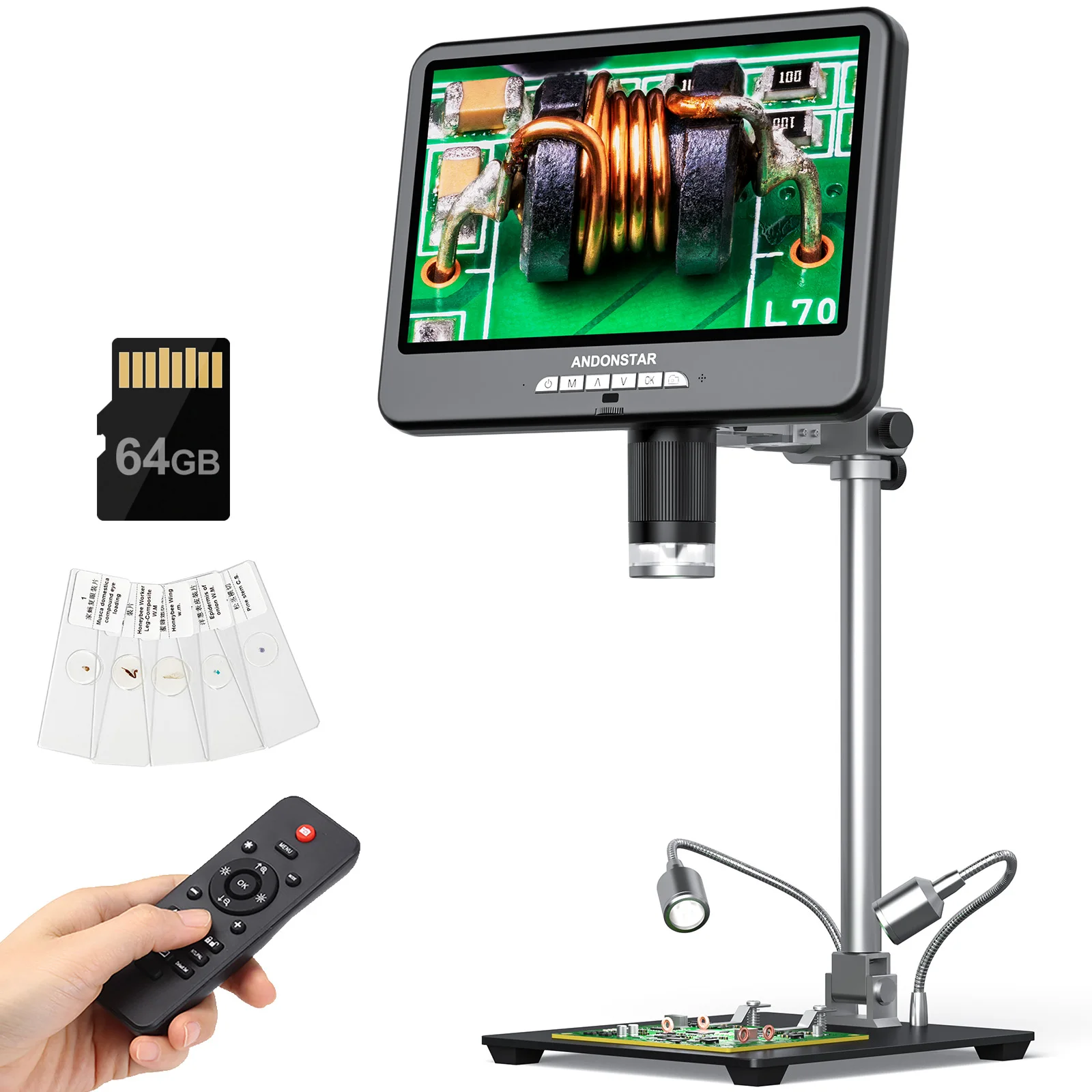 Andonstar AD210S-Pro 4K 60FPS  - مراجعة Electronic Repair وسعره
