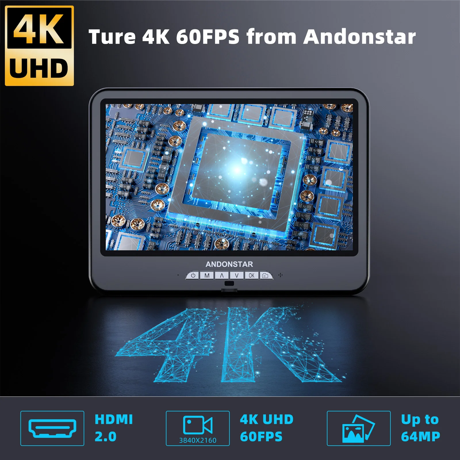 Andonstar AD210S-Pro 4K 60FPS  - مراجعة Electronic Repair وسعره