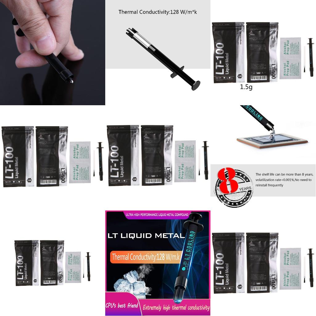 LT-100 Liquid Metal Thermal Co - مراجعة Thermal Paste Cpu وسعره
