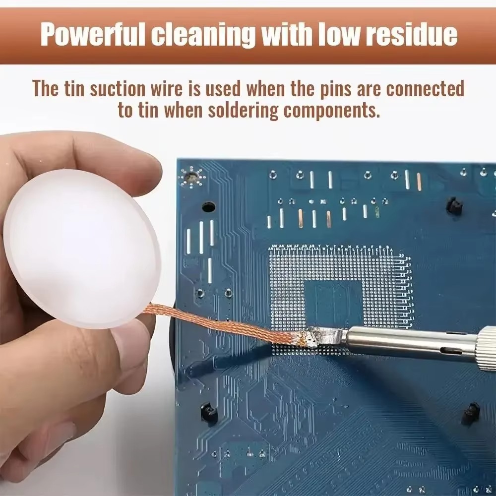 4.0mm Width Desoldering Braid  - مراجعة Solder Wick Braid وسعره