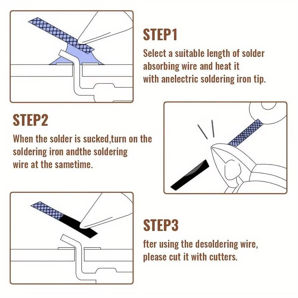 4.0mm Width Desoldering Braid  - مراجعة Solder Wick Braid وسعره