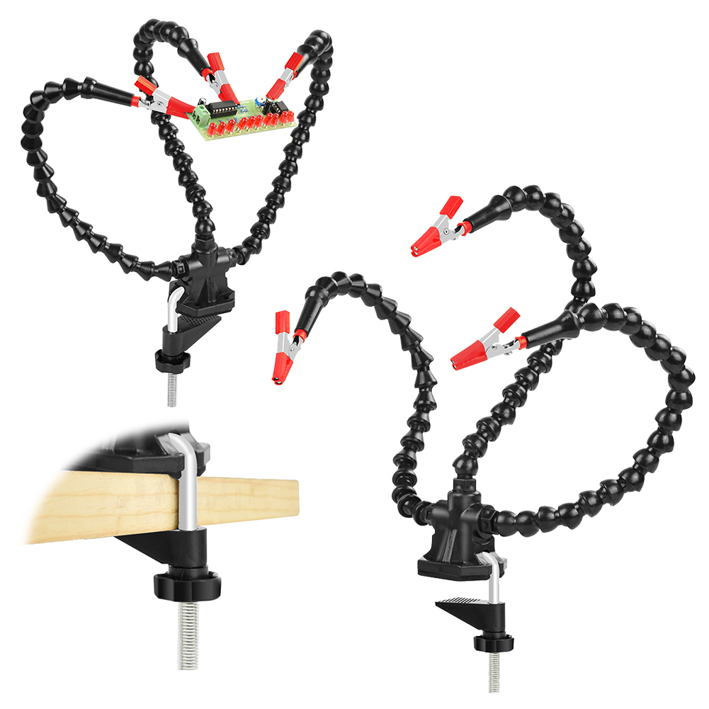 Desk Clamp Soldering Third Han - مراجعة Electronic Repair وسعره