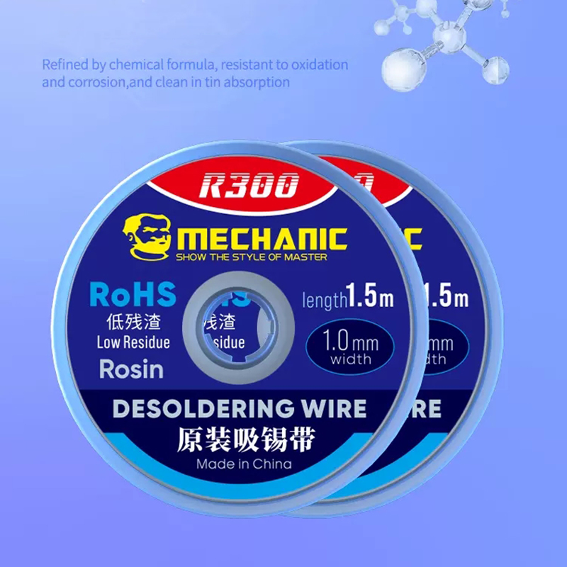 MECHANIC R300 Desoldering Mesh - مراجعة Solder Wick Braid وسعره