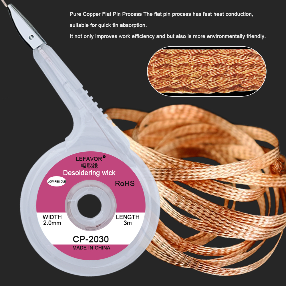 strong Desoldering Braid 1.5/2 - مراجعة Solder Wick Braid وسعره