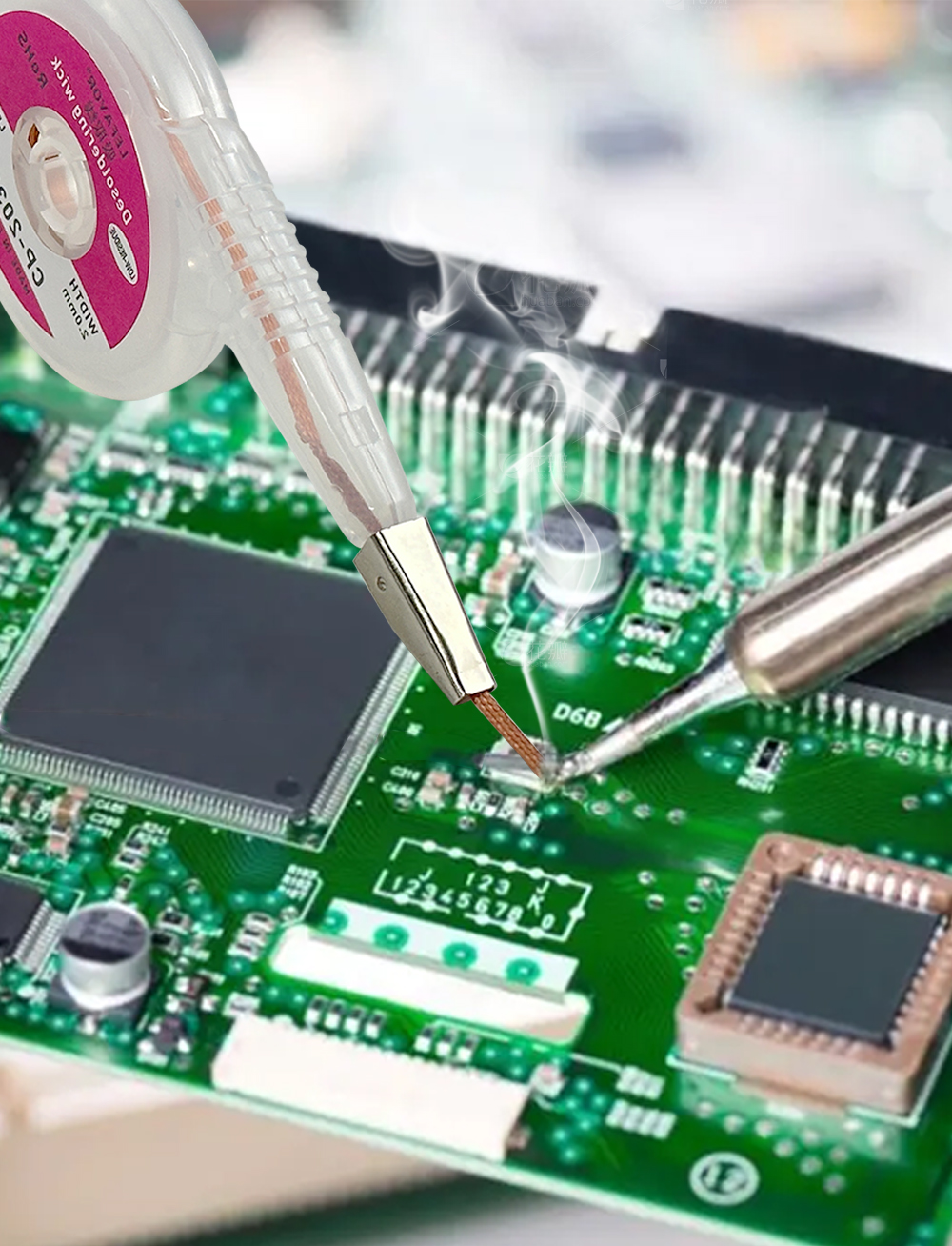 strong Desoldering Braid 1.5/2 - مراجعة Solder Wick Braid وسعره