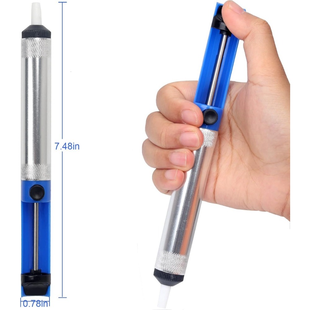 Aluminum Desoldering Pump Vacu - مراجعة Solder Wick Braid وسعره