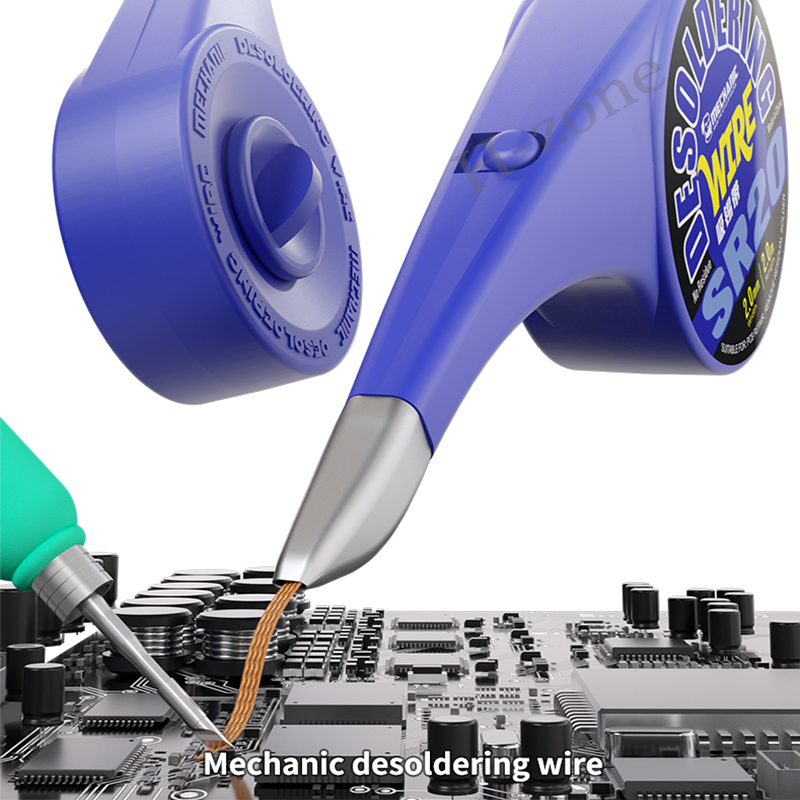 MECHANIC SR20 Series Anti-scal - مراجعة Solder Wick Braid وسعره