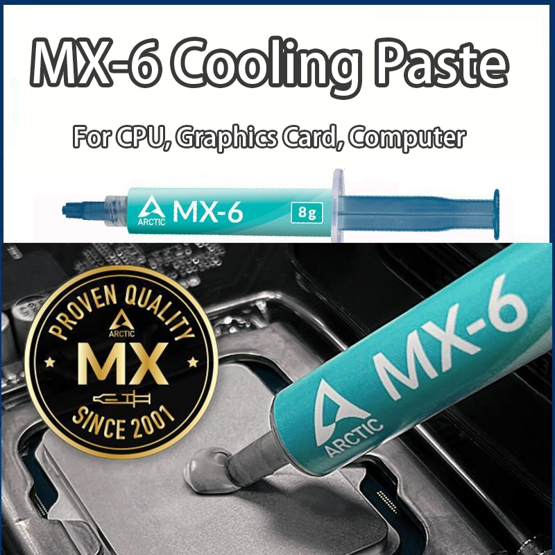 MX-6 4g 8g Ultimate Performanc - مراجعة Thermal Paste Cpu وسعره