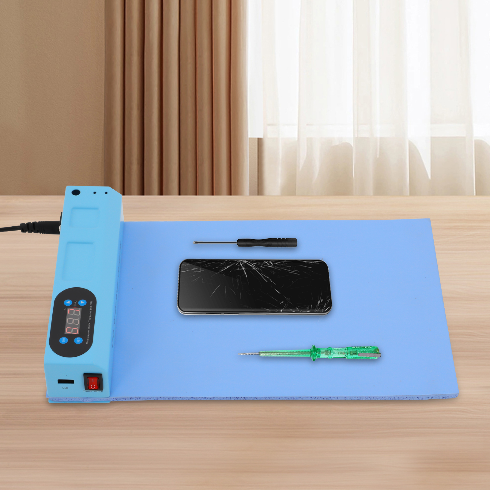 110V/220V 150W Smartphone LCD  - مراجعة Electronics Repair Store وسعره