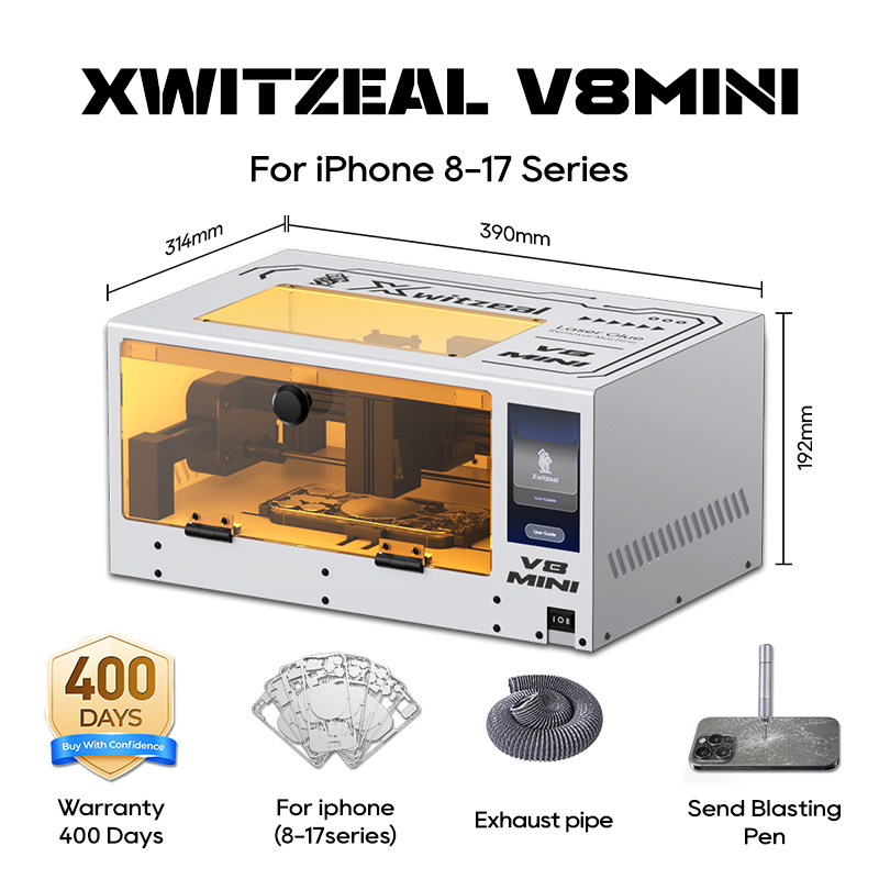 Xwitzeal® V8 MINI Laser Glue R - مراجعة Electronics Repair Company وسعره