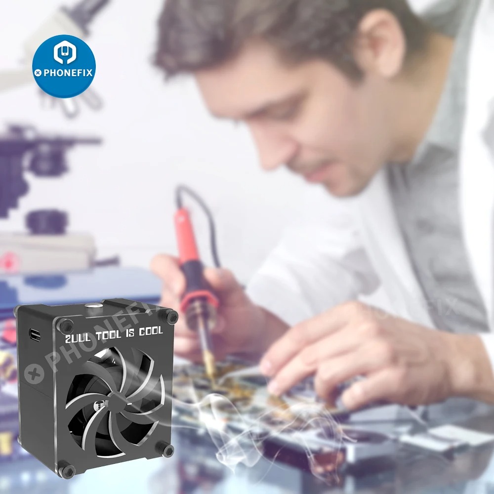 2UUL Mini Exhaust Fan Desktop  - مراجعة Electronics Repair Company وسعره