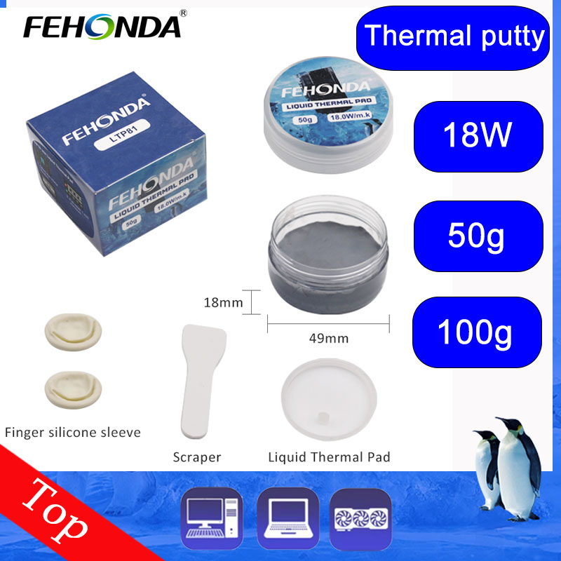 18W/Mk LTP81 Fehonda Industria - مراجعة Thermal Paste Cpu وسعره