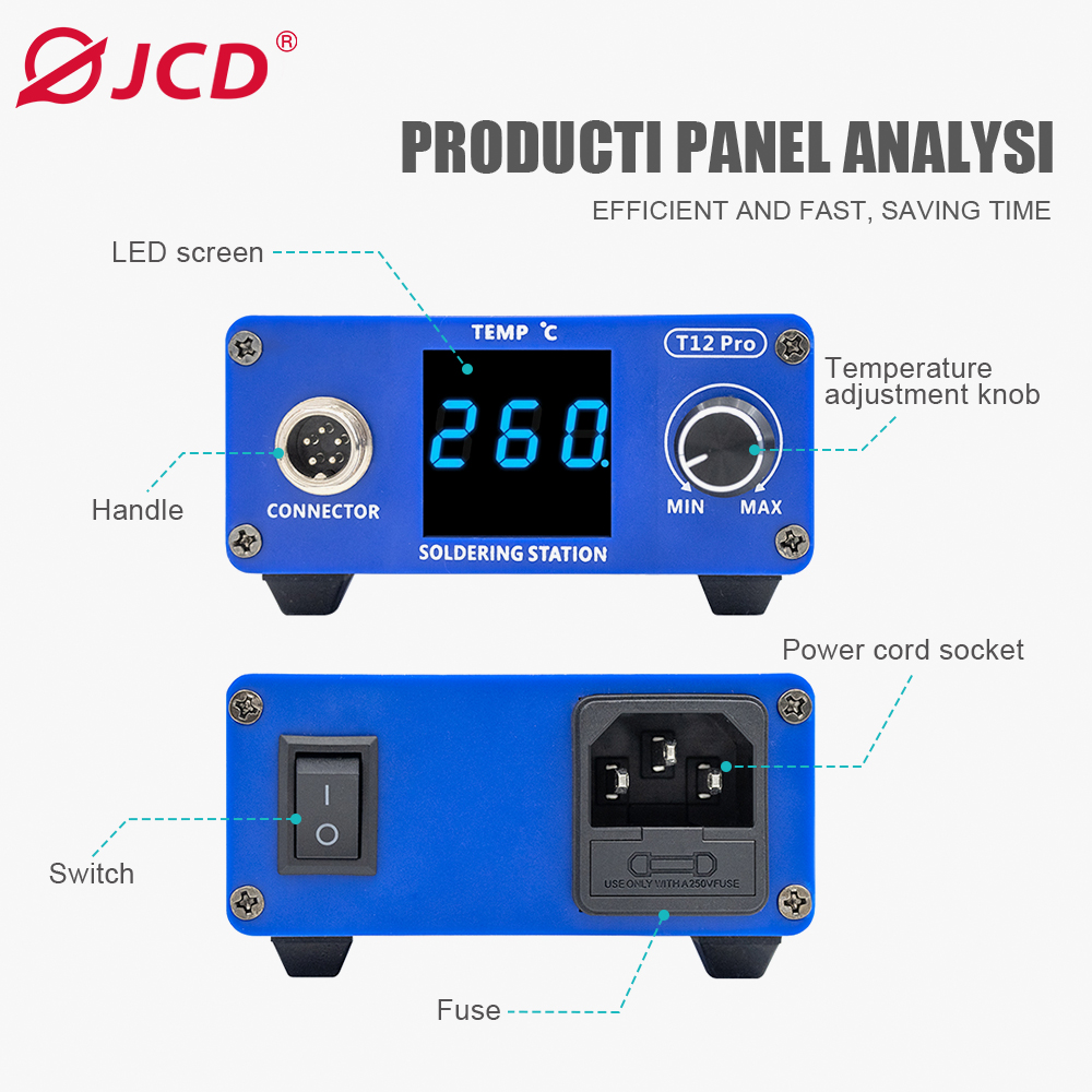 JCD T12Pro Soldering Station L - مراجعة Electronics Repair Tools And Equipment وسعره