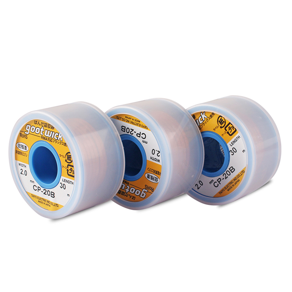 Japan Original Goot Wick 30/20 - مراجعة Solder Wick Braid وسعره