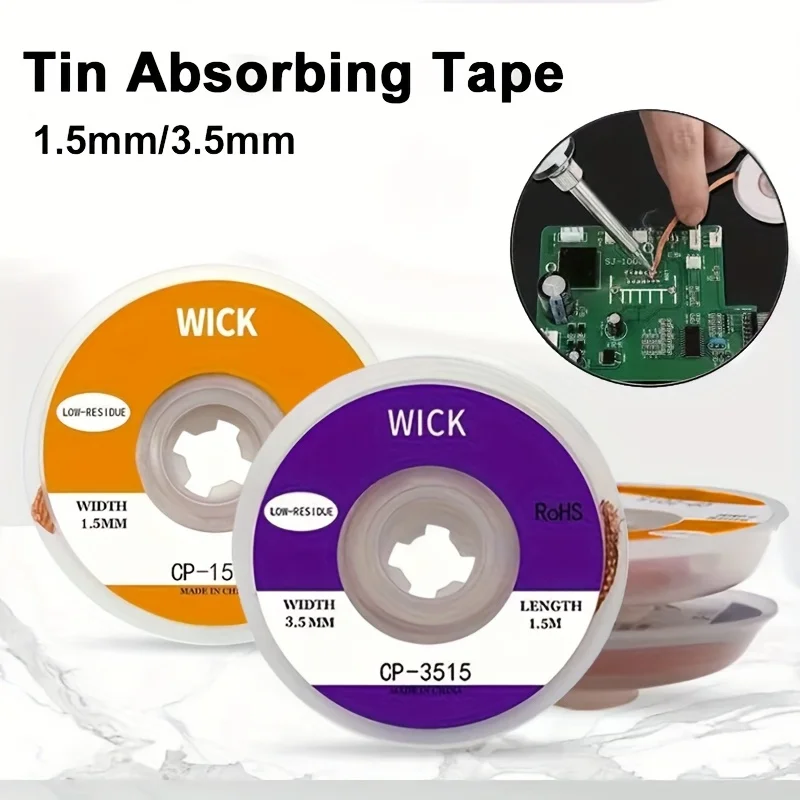 1.5m Desoldering Braid Tape Co - مراجعة Solder Wick Braid وسعره