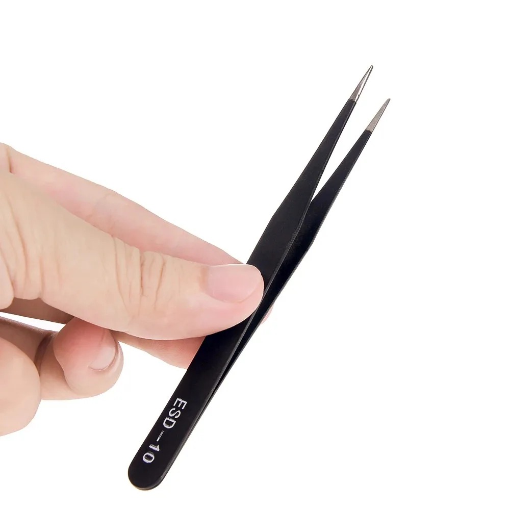 6PCS Precision Tweezers Set ES - مراجعة Electronics Repair Tools And Equipment وسعره