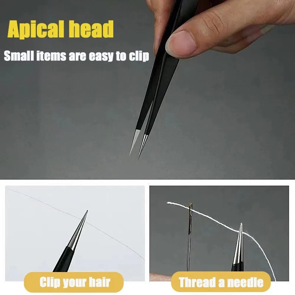 6PCS Precision Tweezers Set ES - مراجعة Electronics Repair Tools And Equipment وسعره