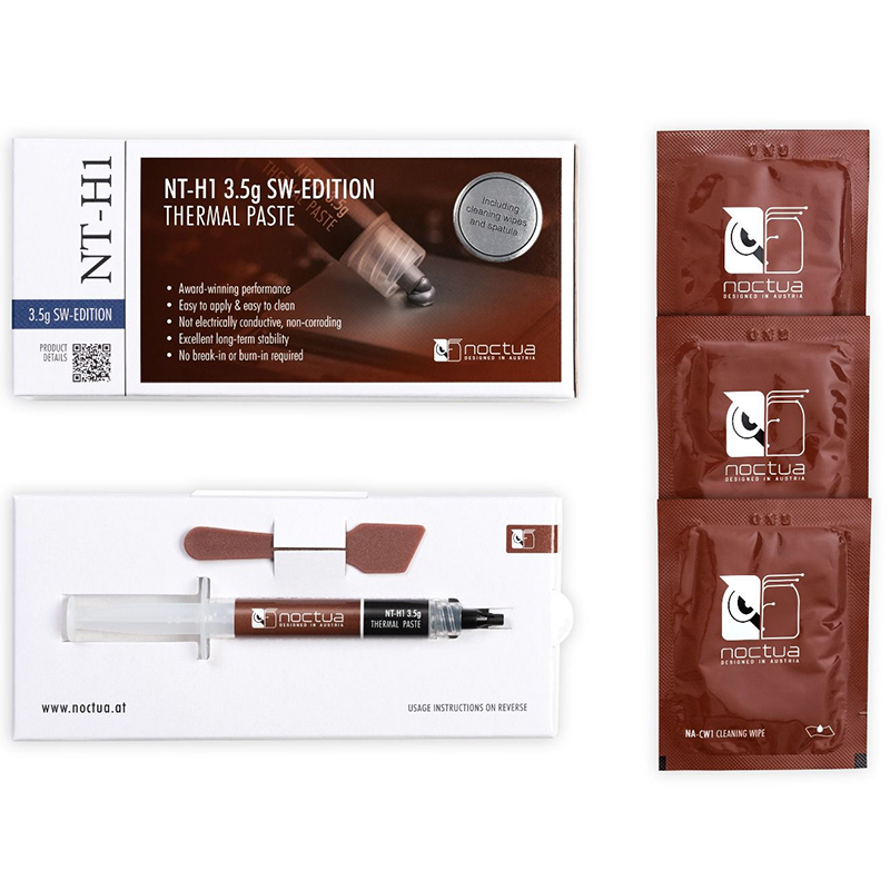 Noctua NT-H1 NT-H2 3.5g 10g Th - مراجعة Thermal Paste Cpu وسعره