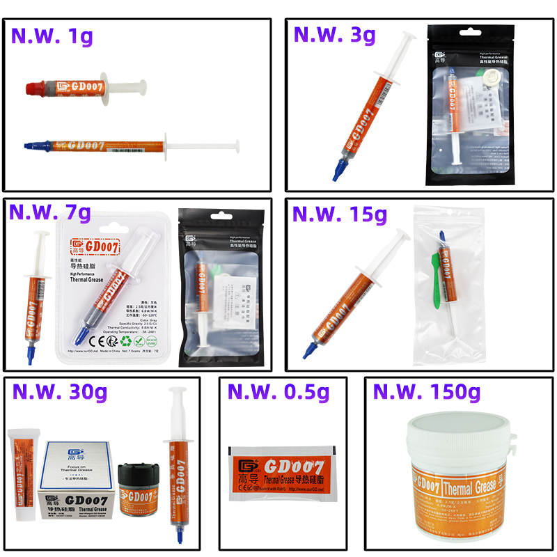 GD007 Thermal Grease Paste Pla - مراجعة Thermal Paste Cpu وسعره