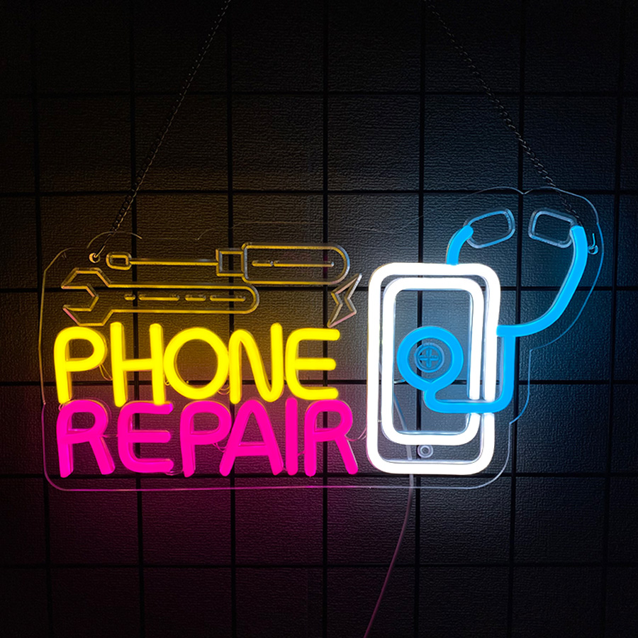Phone Repair Neon Sign For Wal - مراجعة Electronics Repair Store وسعره