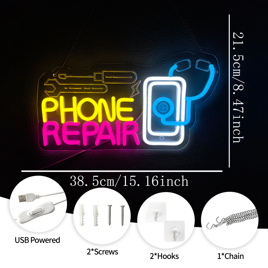 Phone Repair Neon Sign For Wal - مراجعة Electronics Repair Store وسعره