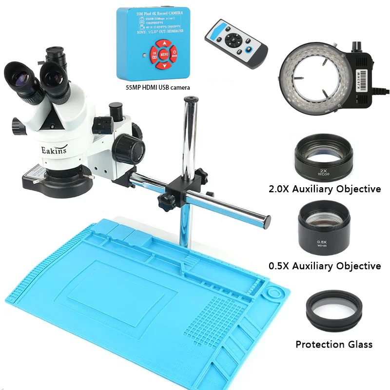 7-45X Simul Focal Zoom Trinocu - مراجعة Electronics Repair Simulator وسعره