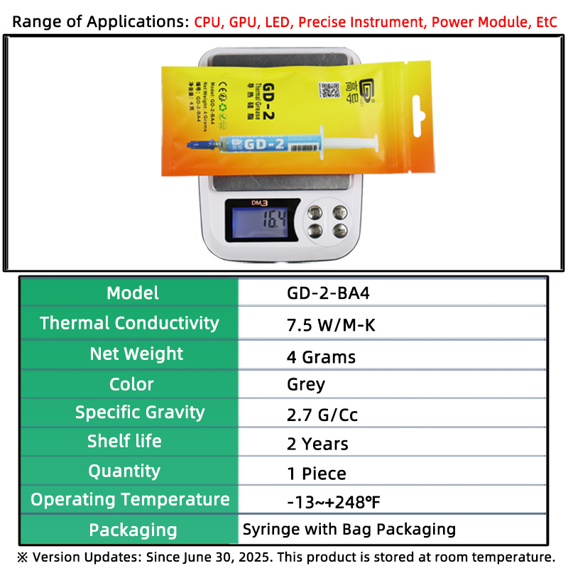GD-2 Thermal Conductive Paste  - مراجعة Thermal Paste Cpu وسعره